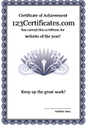 Award Certificate Templates For Kids
