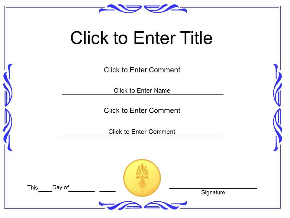 Award Certificate Templates For Kids