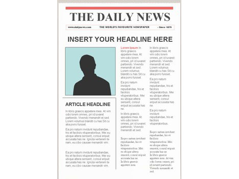Old Newspaper Template For Mac